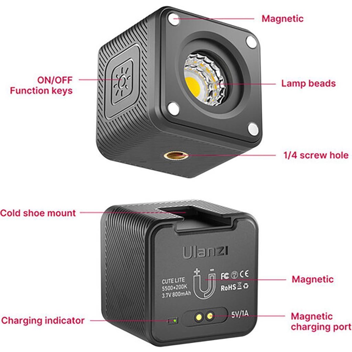 Ulanzi L2 Waterproof Led ışık