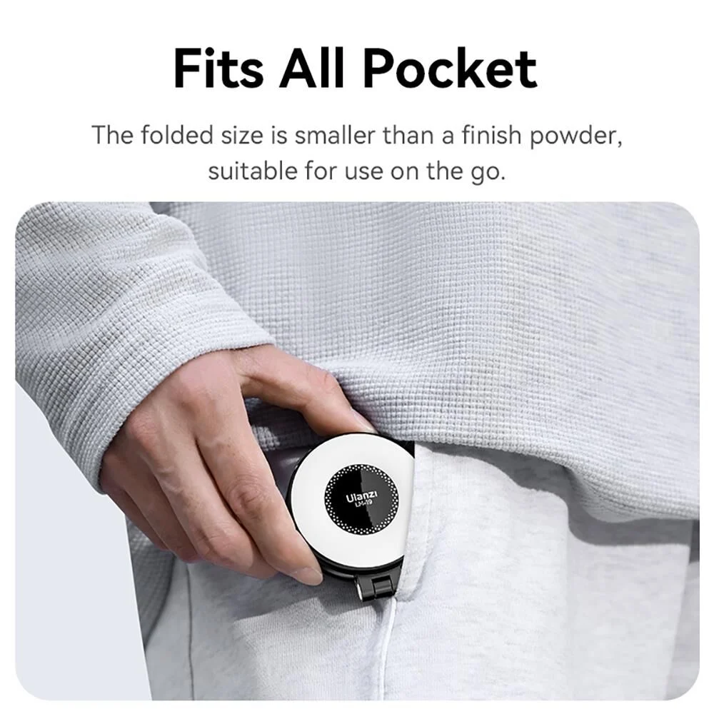 Ulanzi LM19 MagSafe LED Selfie Ring Light Beyaz L015