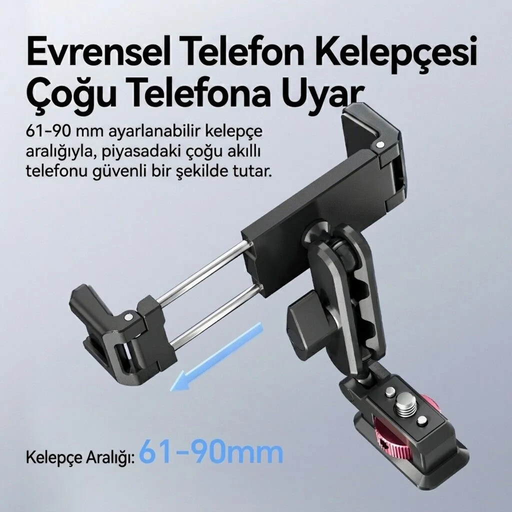 Ulanzi MA56 4 in 1 Metal Telefon Tutucu Tripod Aparatı - S042