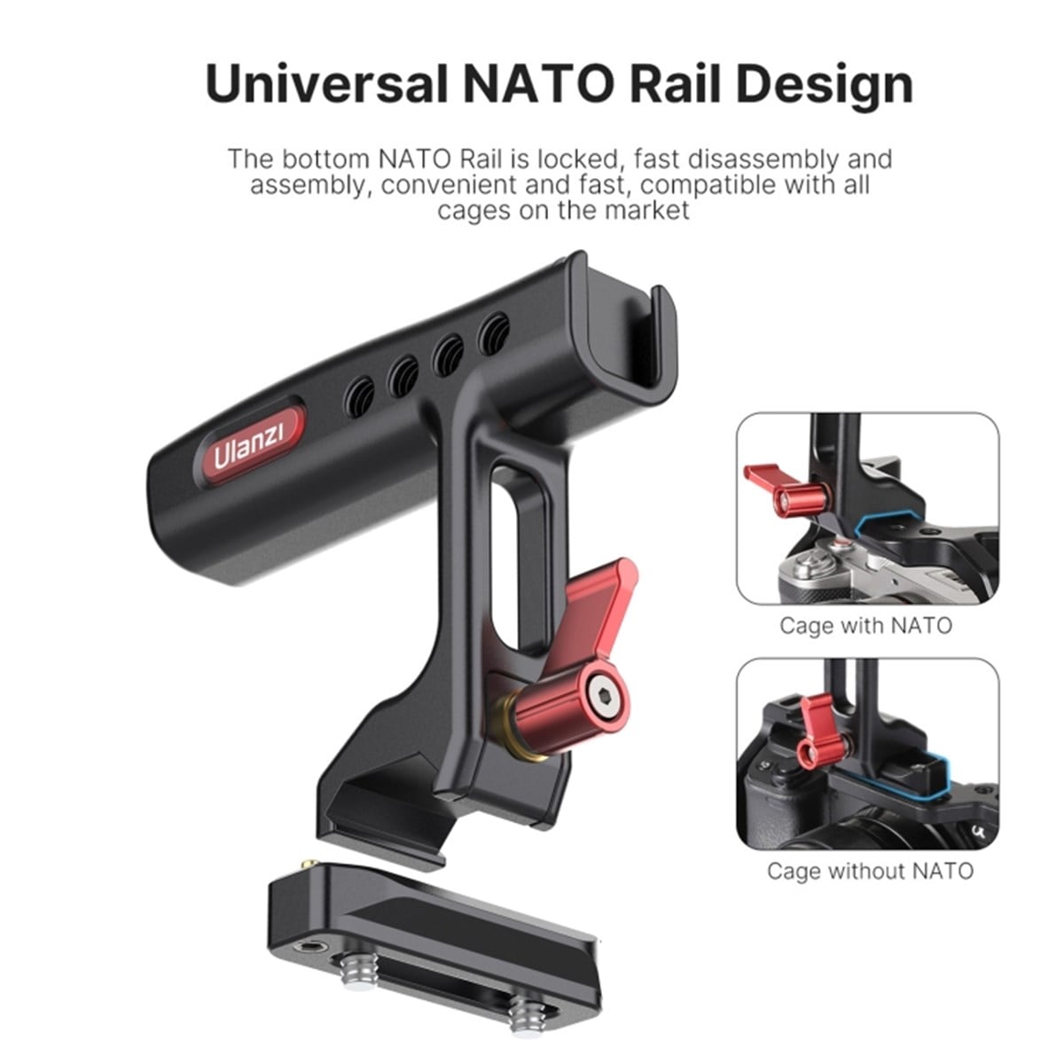 Ulanzi Mini Metal NATO Top Handle Grip