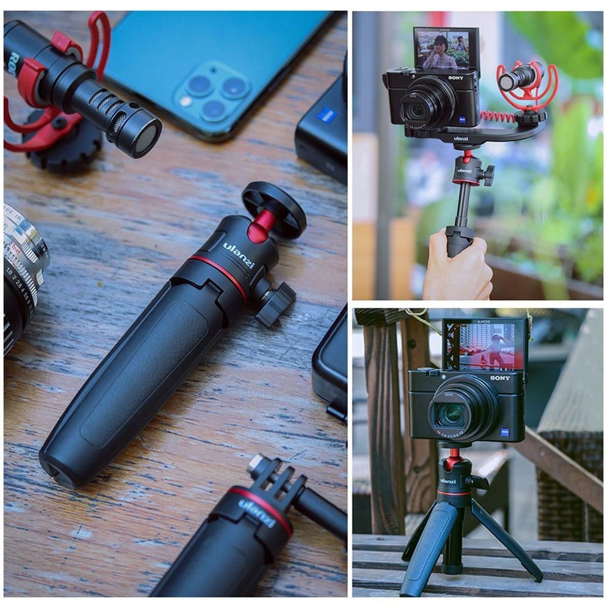 Ulanzi MT-08 Mini Ayarlanabilir Masaüstü Tripod