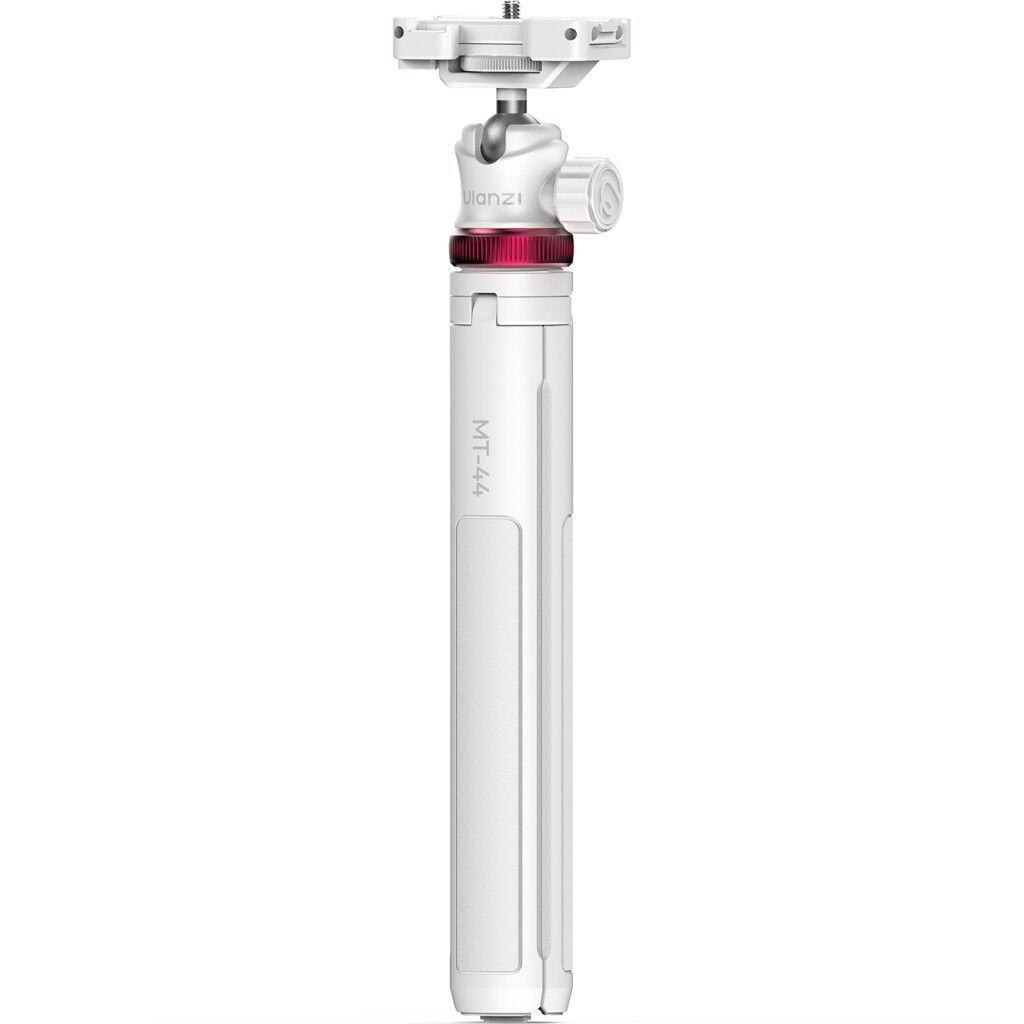 Ulanzi MT-44 149cm 2si 1 Arada Hızlı Açılır Selfie Çubuğu Tripod Telefon Kamera Uyumlu Beyaz - 2503E