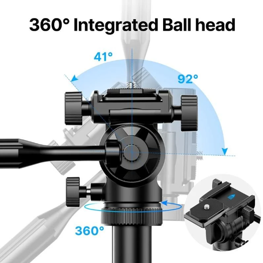Ulanzi MT-65 Bluetooth Kumandalı Deve Boynu Video Tripod