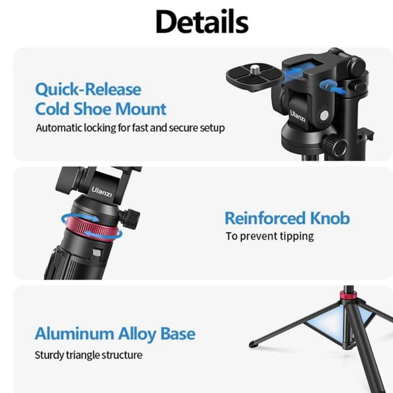 Ulanzi MT-78 185cm QuickRelease Tripod T077GBB1