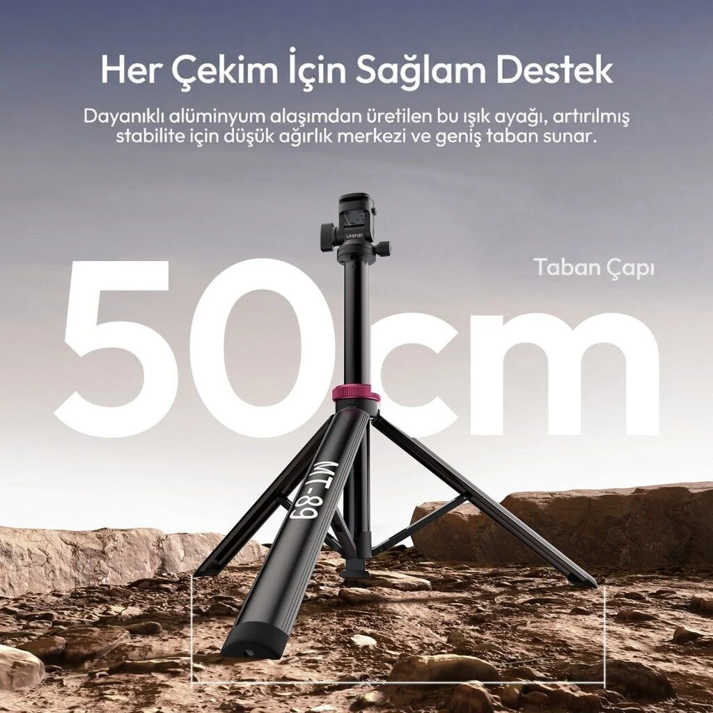 Ulanzi MT-89 200cm Quick Release 360 Panoramic Işık Standı Tripod - T082A