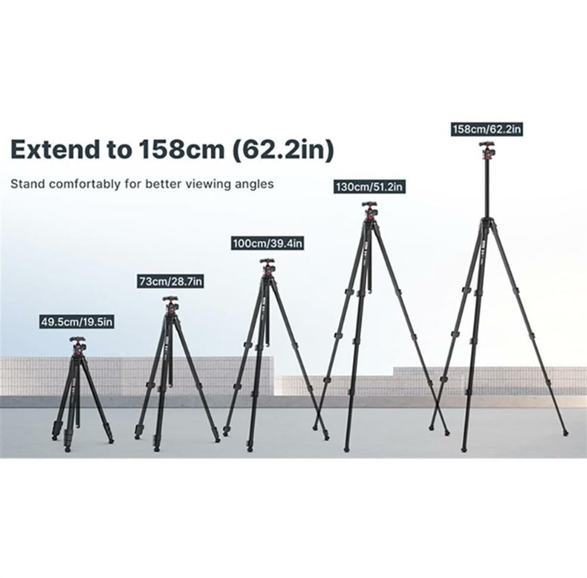 Ulanzi Ombra YING Travel Tripod Siyah
