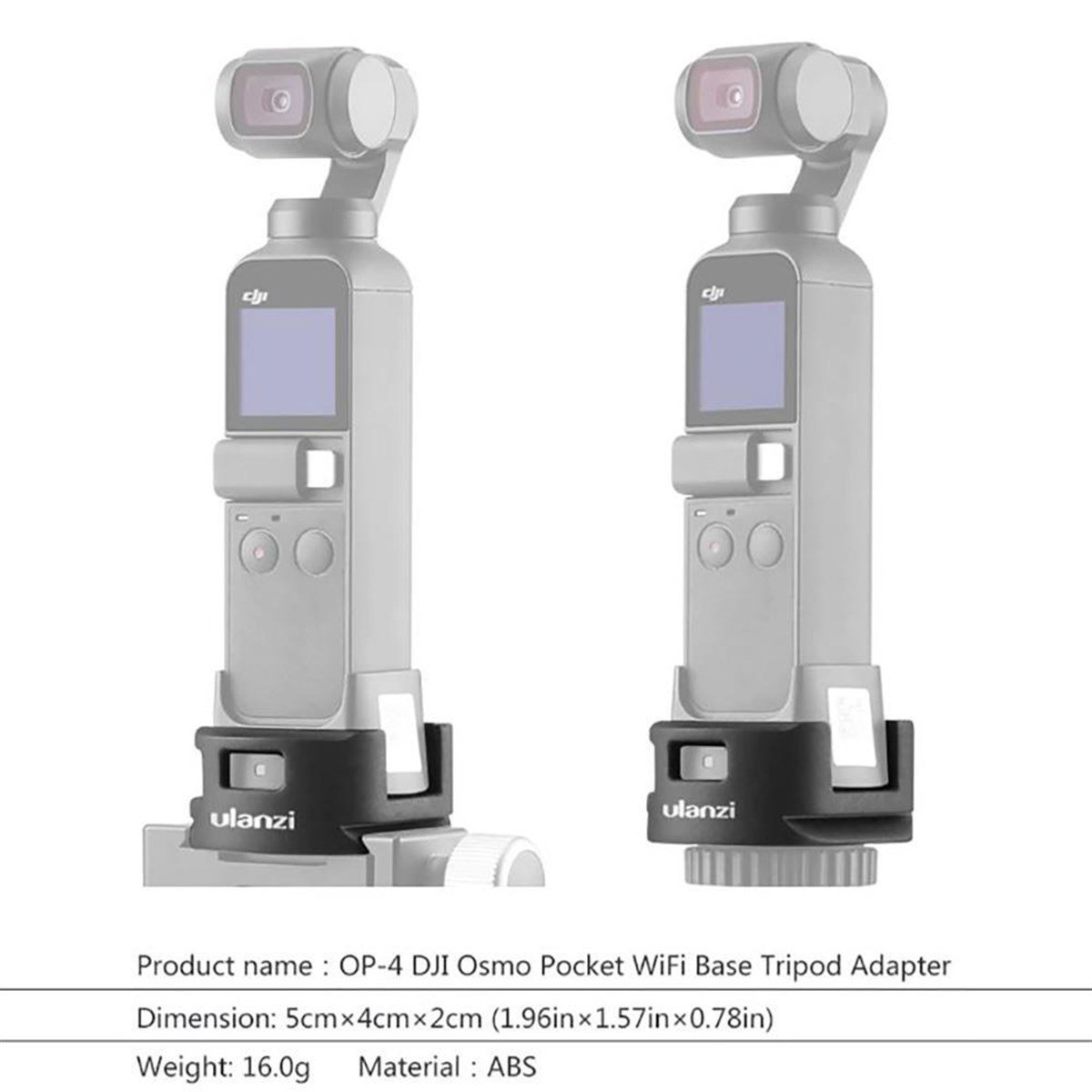 Ulanzi OP-4 Osmo Pocket Wifi İçin Tripod Aparatı