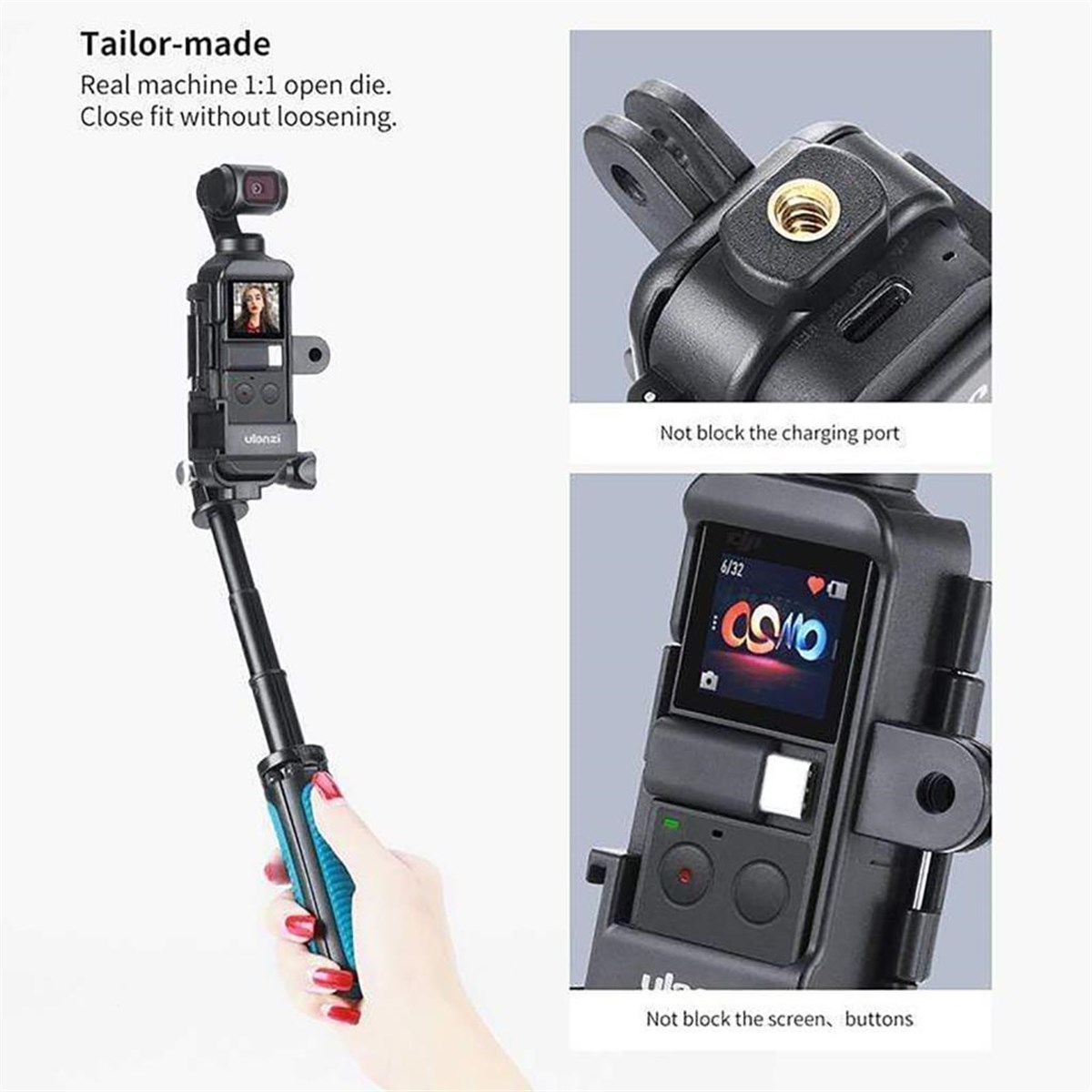 Ulanzi OP-7 Dji Osmo Pocket Vlog Çerçeve Frame