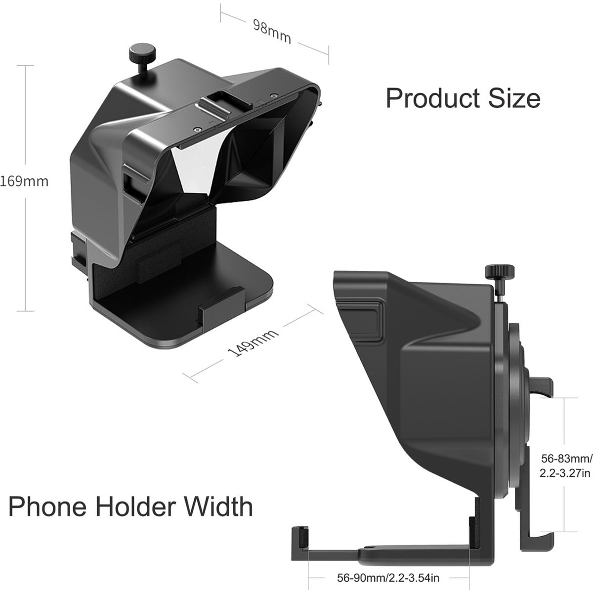 Ulanzi PT-15 Universal Telefon İçin Prompter