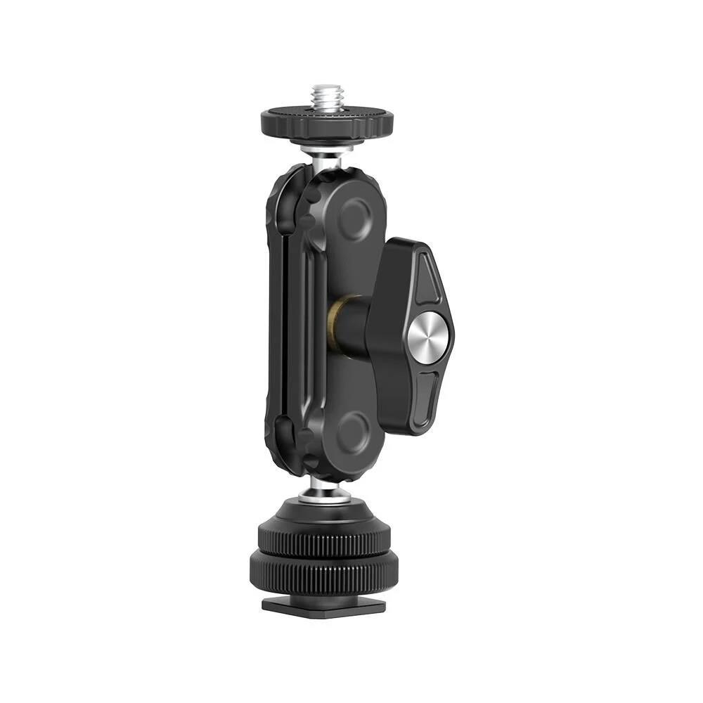 Ulanzi R098 Double Ball Head Magic Arm (1/4''-20 ve Cold Shoe)