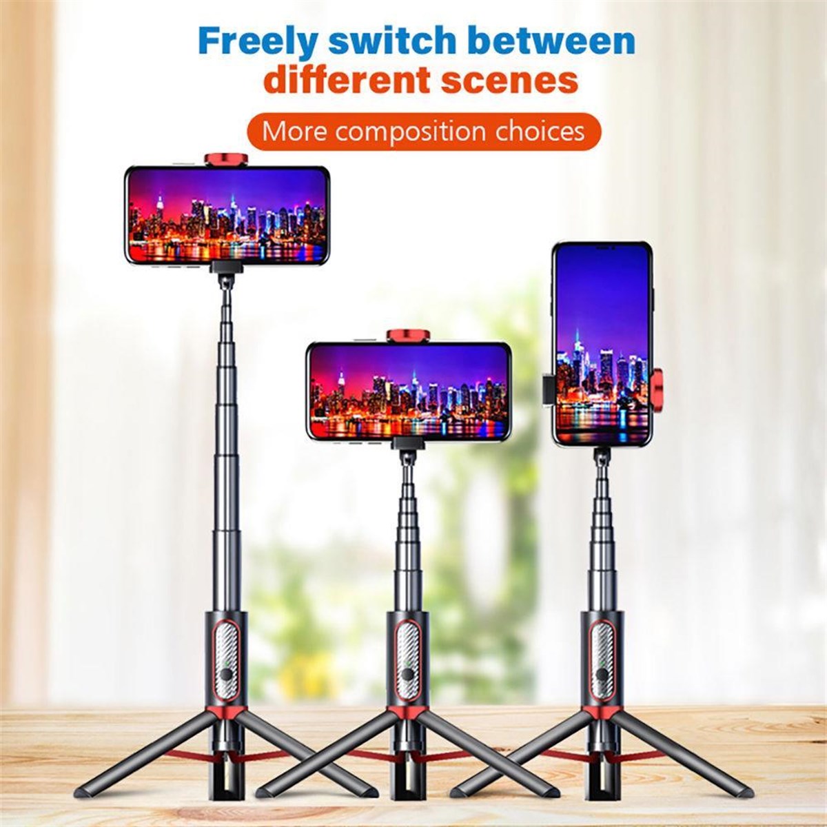 Ulanzi SK-01 Bluetooth Selfie Çubuğu Tripod