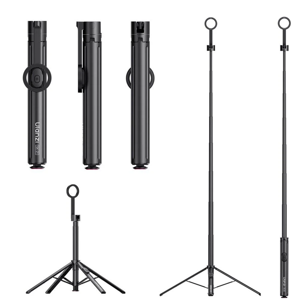 Ulanzi SK-21 180cm Manyetik Auto-Open Selfie Monopod Tripod Siyah - M103