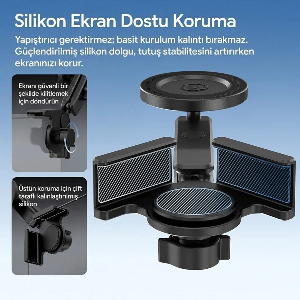 Ulanzi SK28 Manyetik Araç Telefon Tutucu Tesla Model 3 Y S X Uyumlu - S012