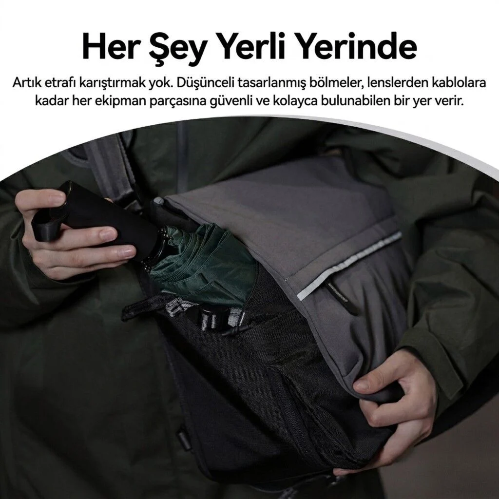 Ulanzi TE88 15L Profesyonel Fotoğraf Makinesi Omuz Çantası - B167