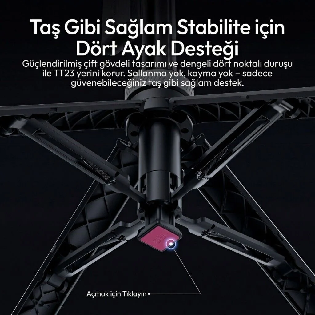 Ulanzi TT23M AI Otomatik Takip Manyetik Telefon Selfie Stick Tripod - T201