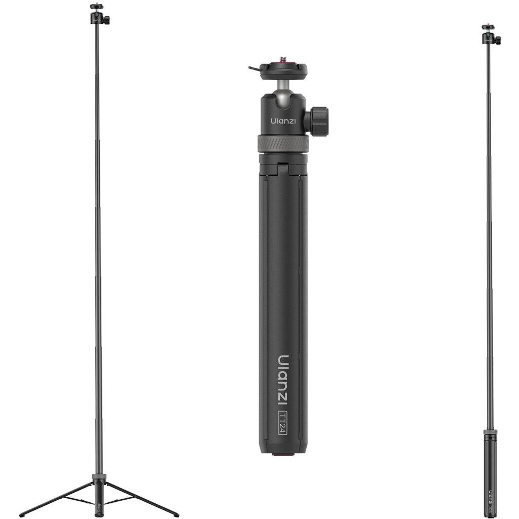 Ulanzi TT24 CKA 146cm Quick Release Selfie Stick Tripod Siyah - S044