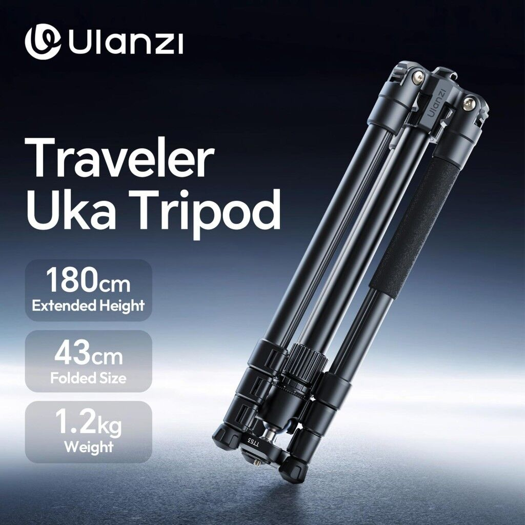 Ulanzi TT53 Traveler Uka Quick Release Seyahat Tripodu - T093GBB1