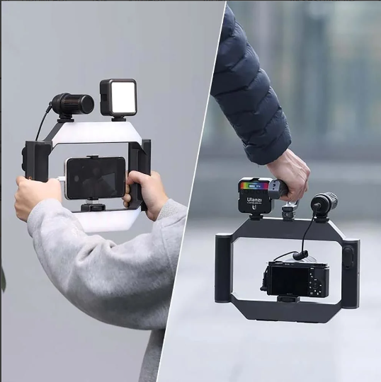 Ulanzi U-Rig Işıklı Telefon Video Rig Çerçeve