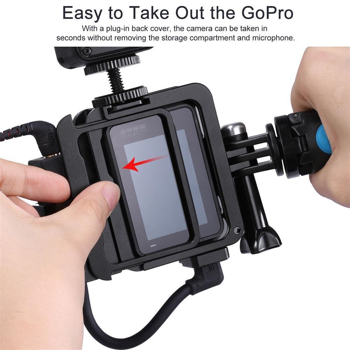 Ulanzi V3 Pro Gopro Hero 5 6 7 Vlog Case Çerçeve