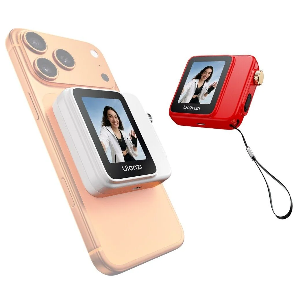 Ulanzi VM02 Kablosuz Manyetik Selfie Monitörü Kırmızı - I007