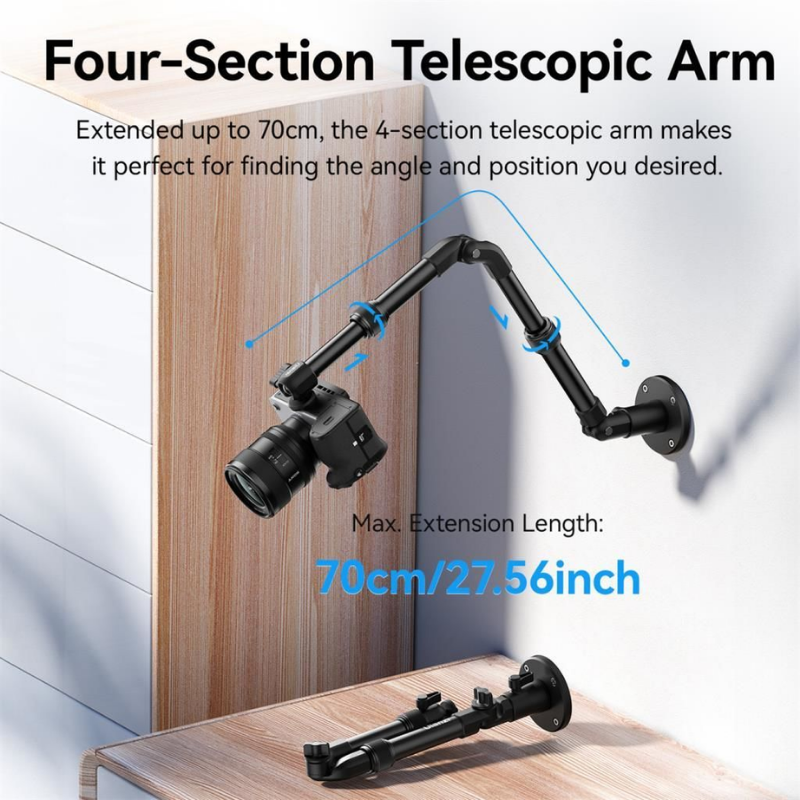 Ulanzi ZJ04 Magic Arm Camera Wall Mountt T084