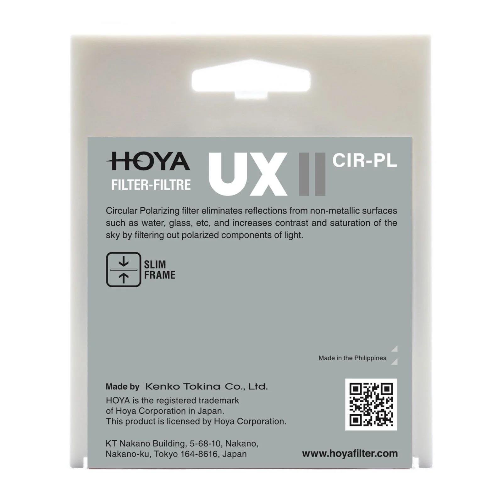 UX II CIR POL FILTRE (SLIM FRAME) 55mm