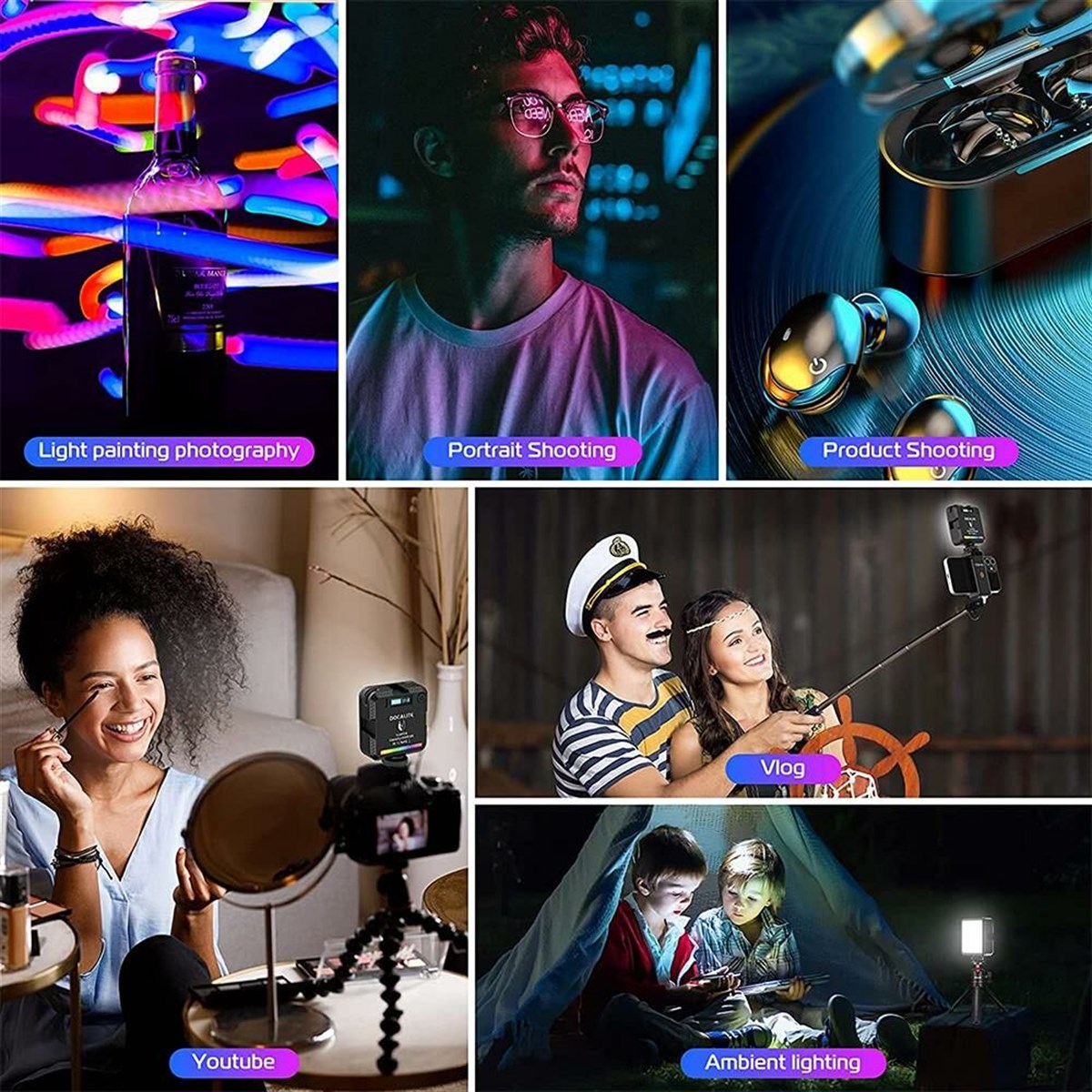 Vijim Docalite VL-64 Mini RGB Led Video Işık