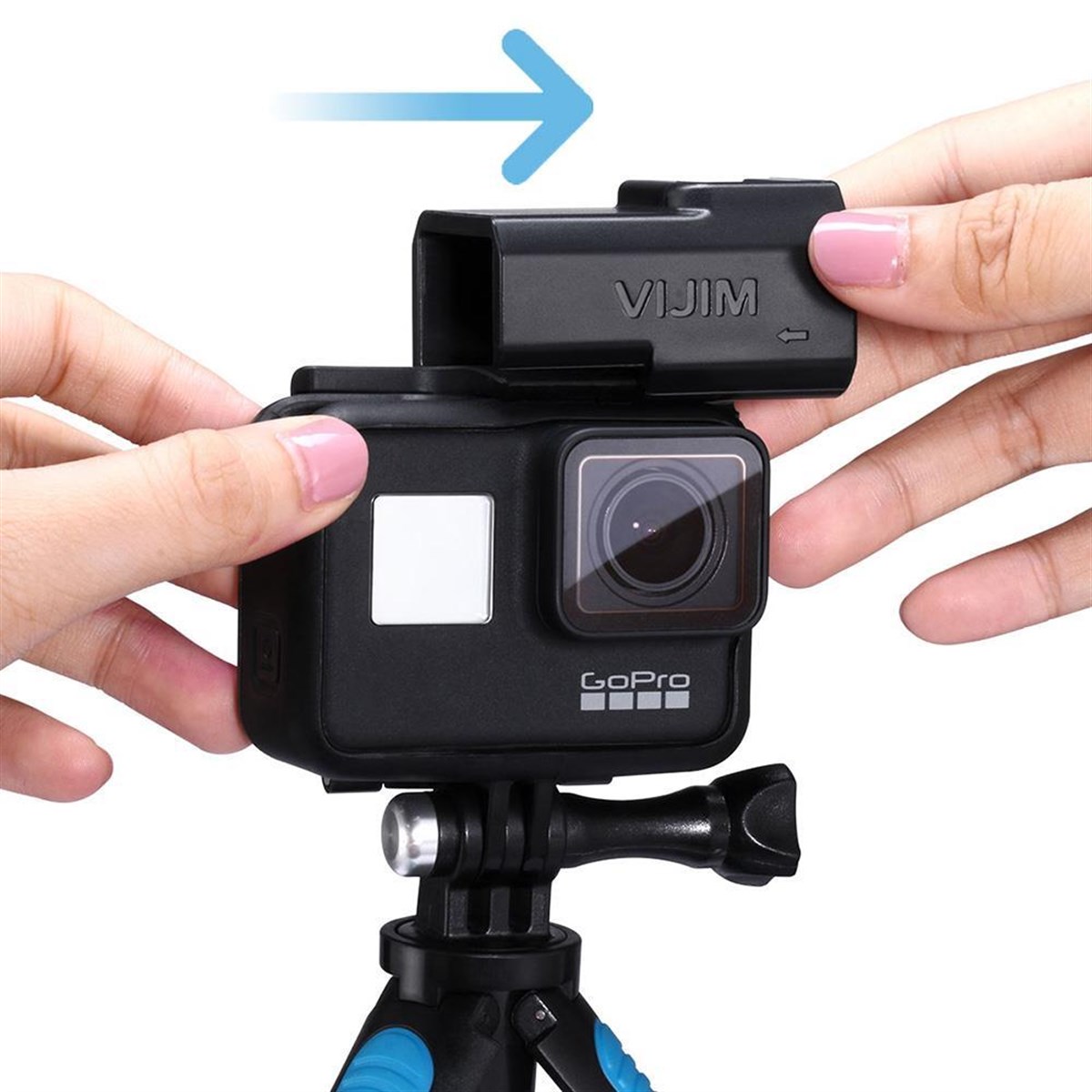 Vijim GP-3 Gopro 5 6 7 8 Mikrofon Çevirici Yuvası