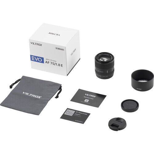 Viltrox AF 75mm F1.8 Evo Sony E Mount APS-C Lens