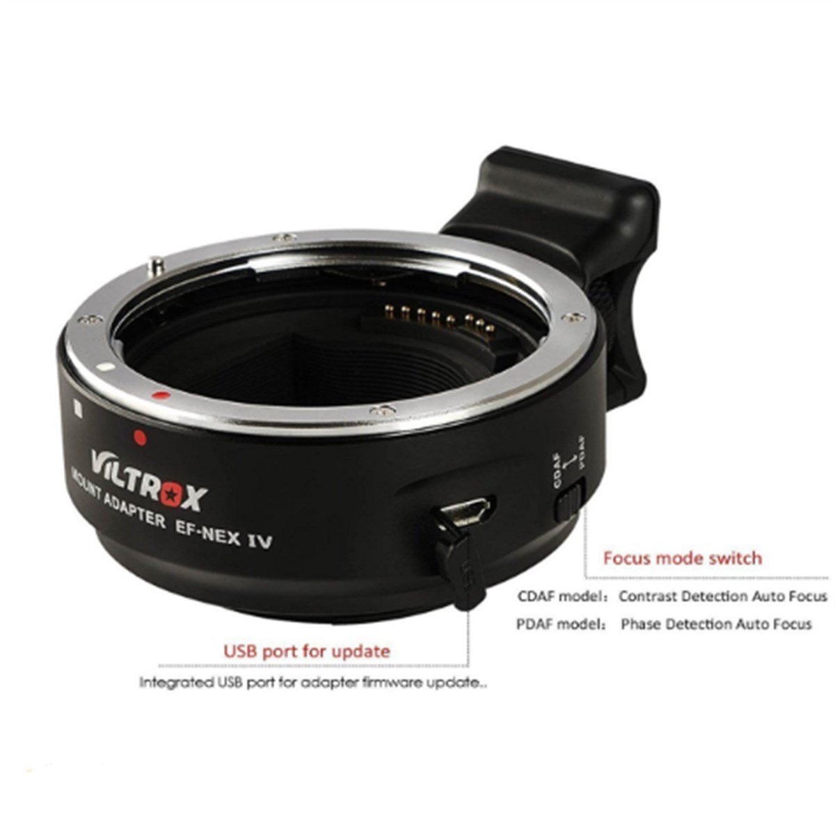 Viltrox EF-NEX IV Canon EF to Sony E Mount Adaptör
