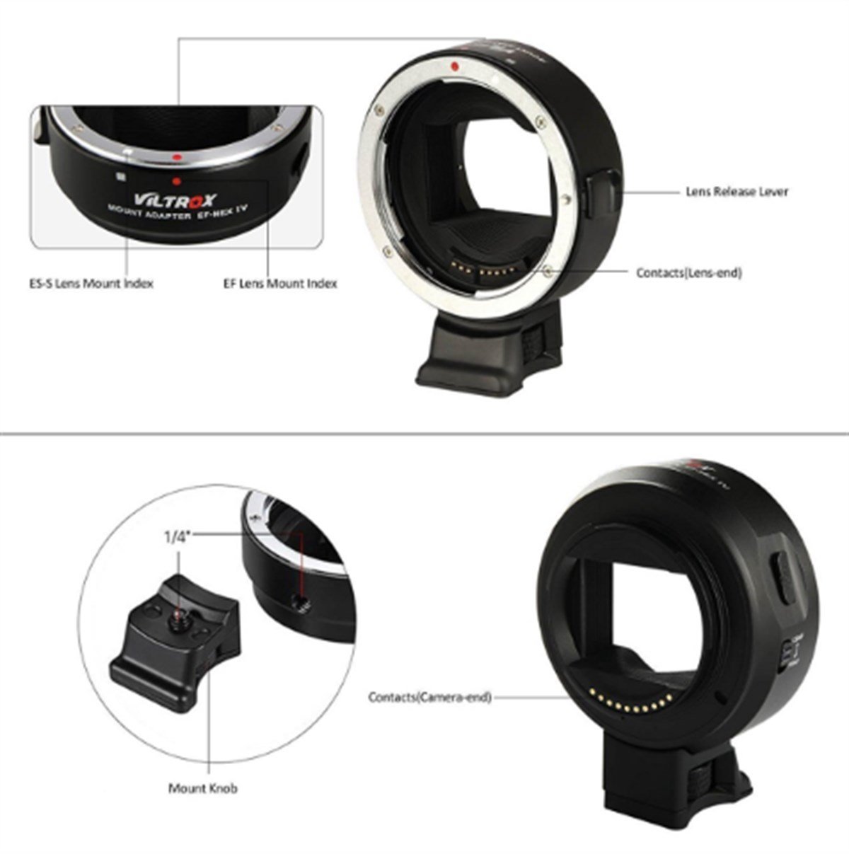 Viltrox EF-NEX IV Canon EF to Sony E Mount Adaptör