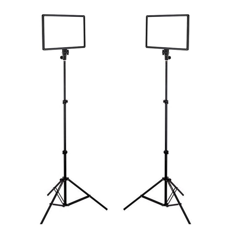 Visico Led-50A 2'li Led Panel Video Işığı Seti