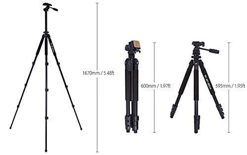 Weifeng WF-6663A Profesyonel Tripod