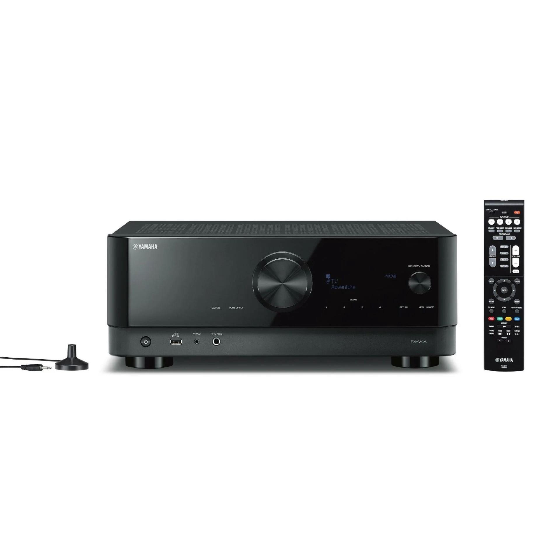 Yamaha RX-V4A Musiccast 5.2 Kanal Network Receiver Black