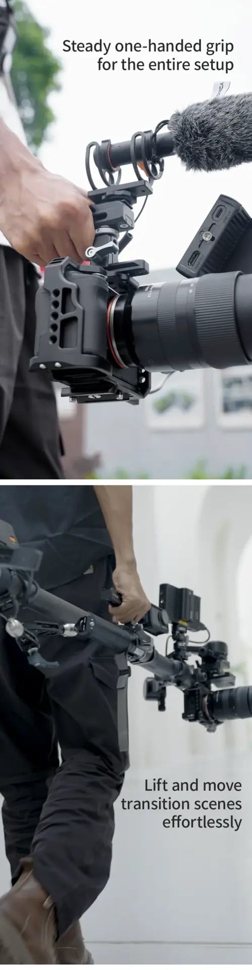 YC Onion Monopod Nato Handgrip
