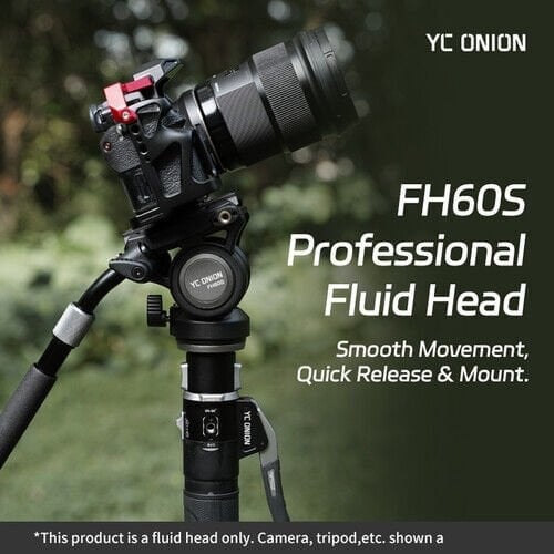 YC Onion Tako 52mm Bowl Head & FH60S Fluid Head Tripod Kit
