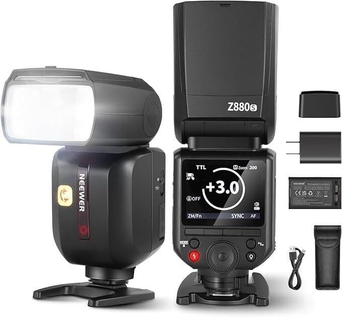 Z880-S TTL Sony Uyumlu 76W Akülü Tepe Flaşı