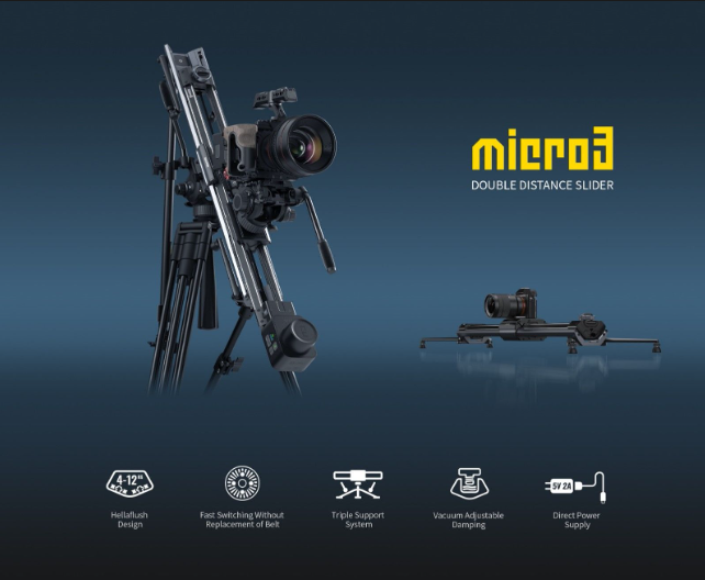 Zeapon Micro3 E1000 PONS Pan Kit: Motorized Micro3 E1000+PONS Motorized Pan Head