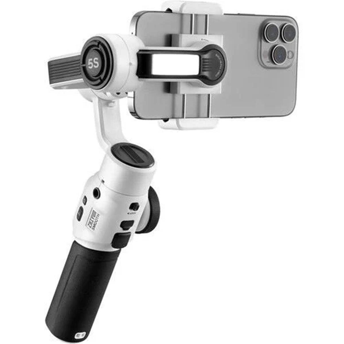 Zhiyun Smooth 5S Akıllı Telefon Gimbalı (Beyaz)