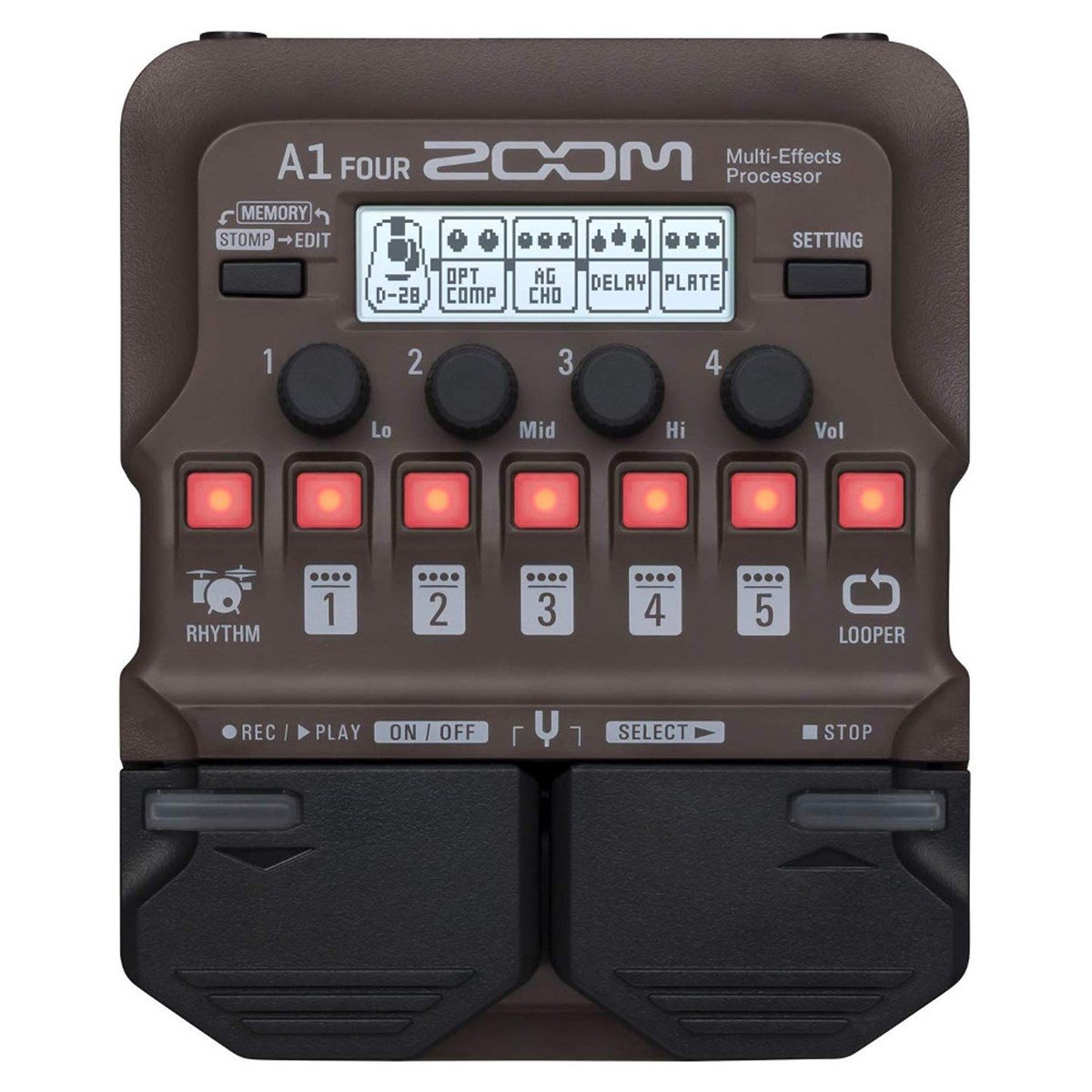 Zoom A1 FOUR Akustik Multi Efekt Prosesörü