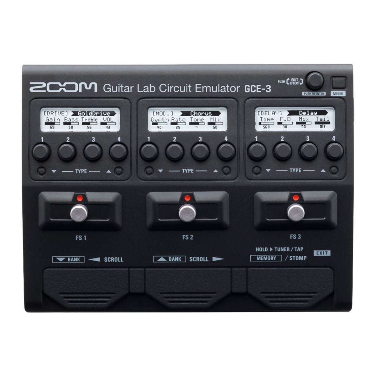 Zoom GCE-3 Guitar Lab Circuit Emulator USB Pedal Ses Kartı