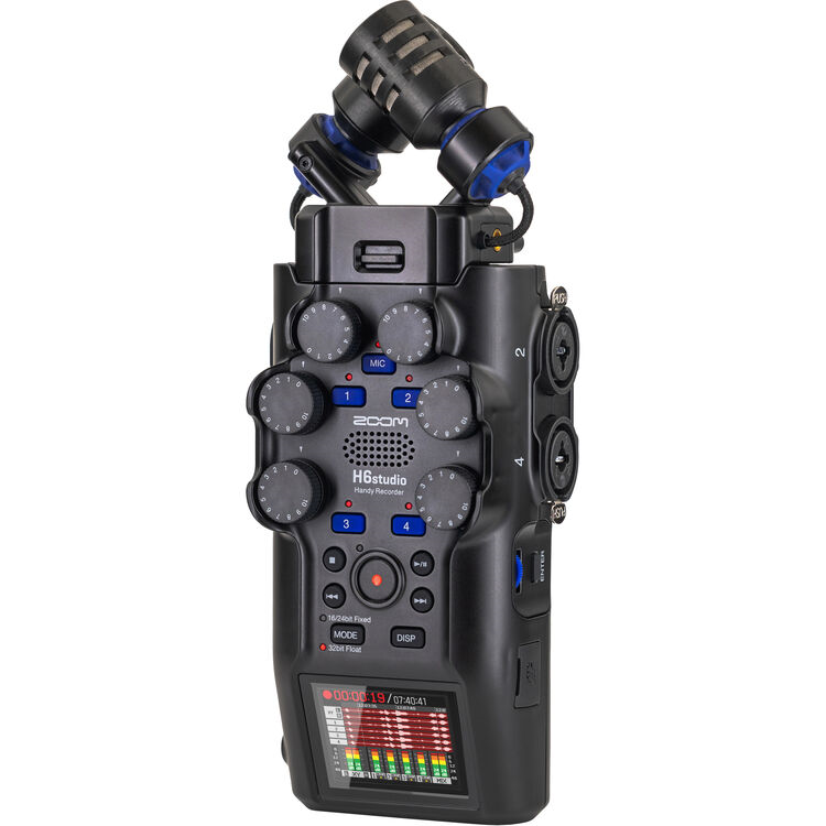Zoom H6studio 6 Kanallı Taşınabilir Kayıt Cihazı, 32 Bit Float Kayıt Özelliğiyle