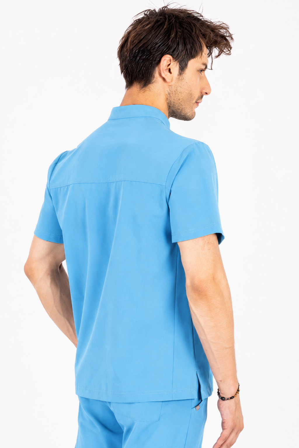 Freddo Vita Alaska Blue Üst Erkek Scrubs Cerrahi Forma - Medikal Giyim Uniform