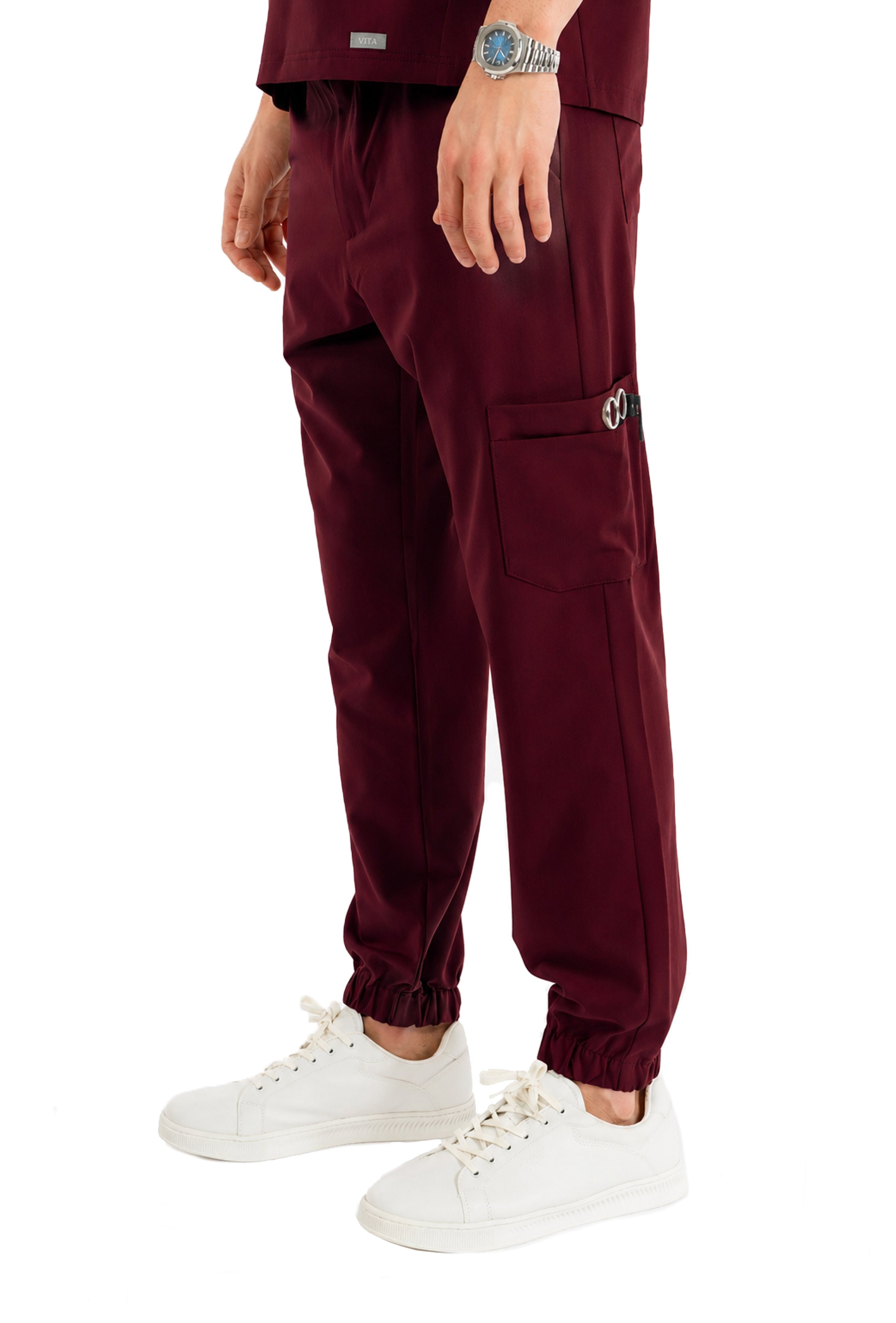 Jogger Piu Vita Bordo Alt Erkek Scrubs Cerrahi Forma - Medikal Giyim Uniform