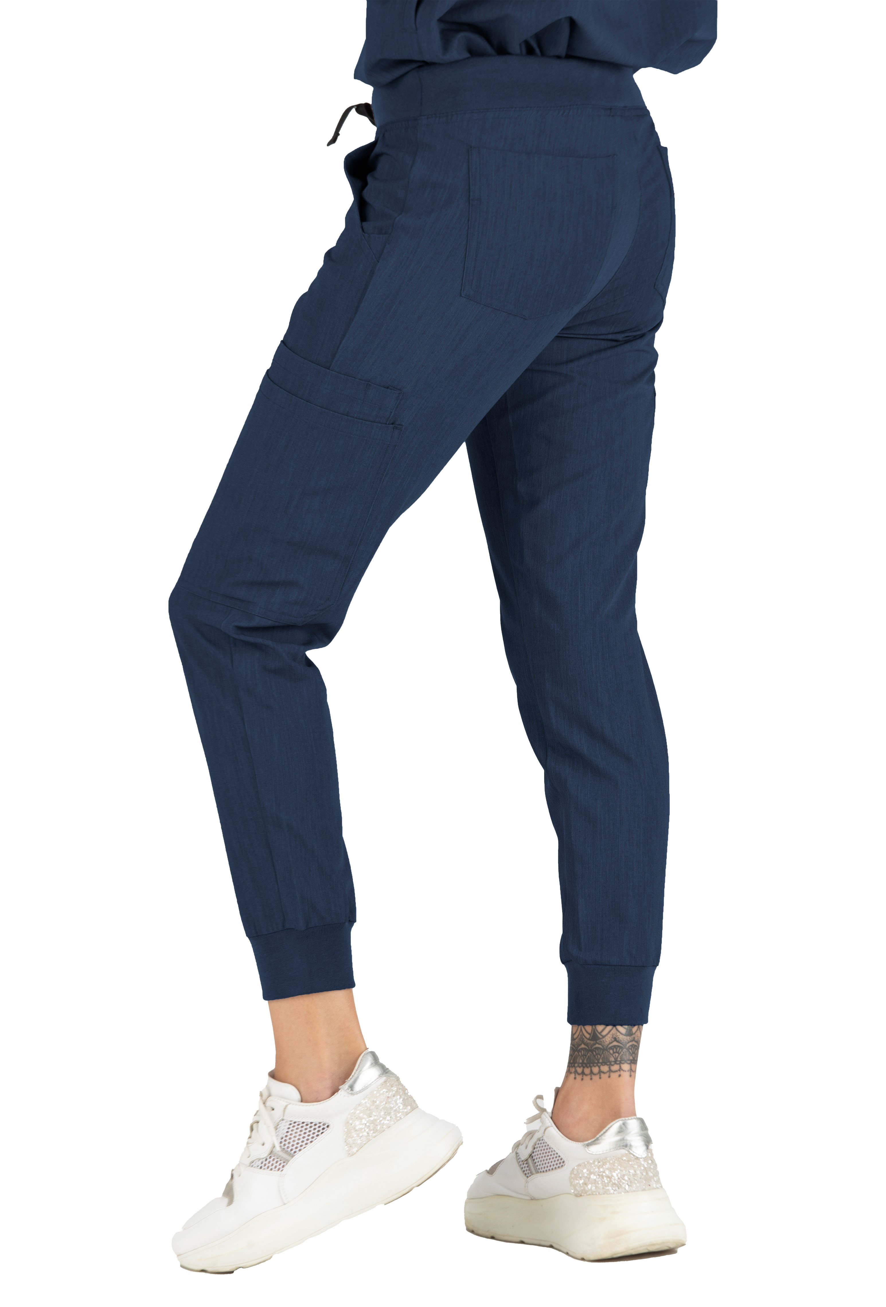 Jogger Vita İndigo  Alt Kadın Scrubs Cerrahi Forma - Medical Giyim Uniform