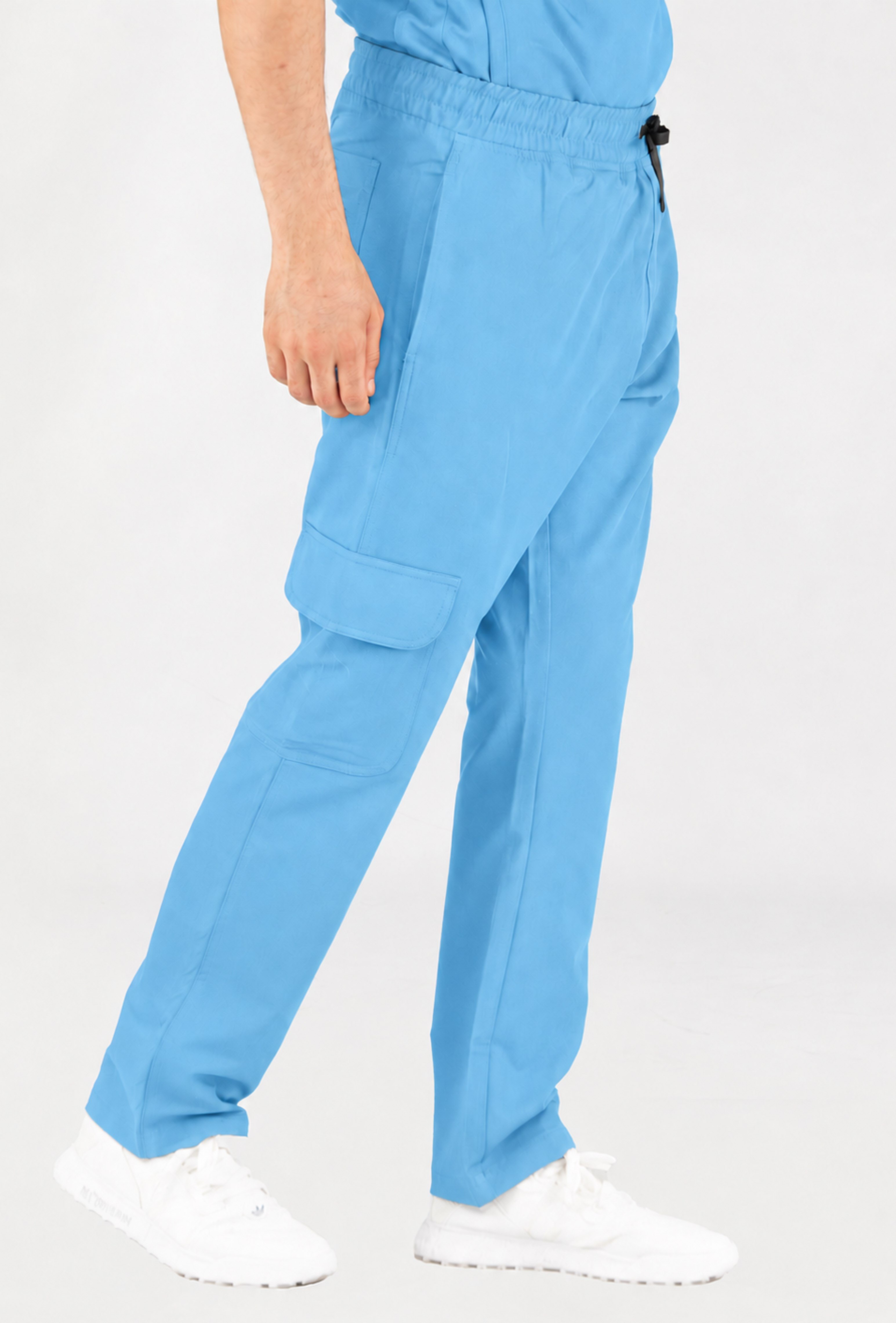 Tasca VITA Alaska Blue Alt Erkek Scrubs Cerrahi Forma - Medikal Giyim Uniform