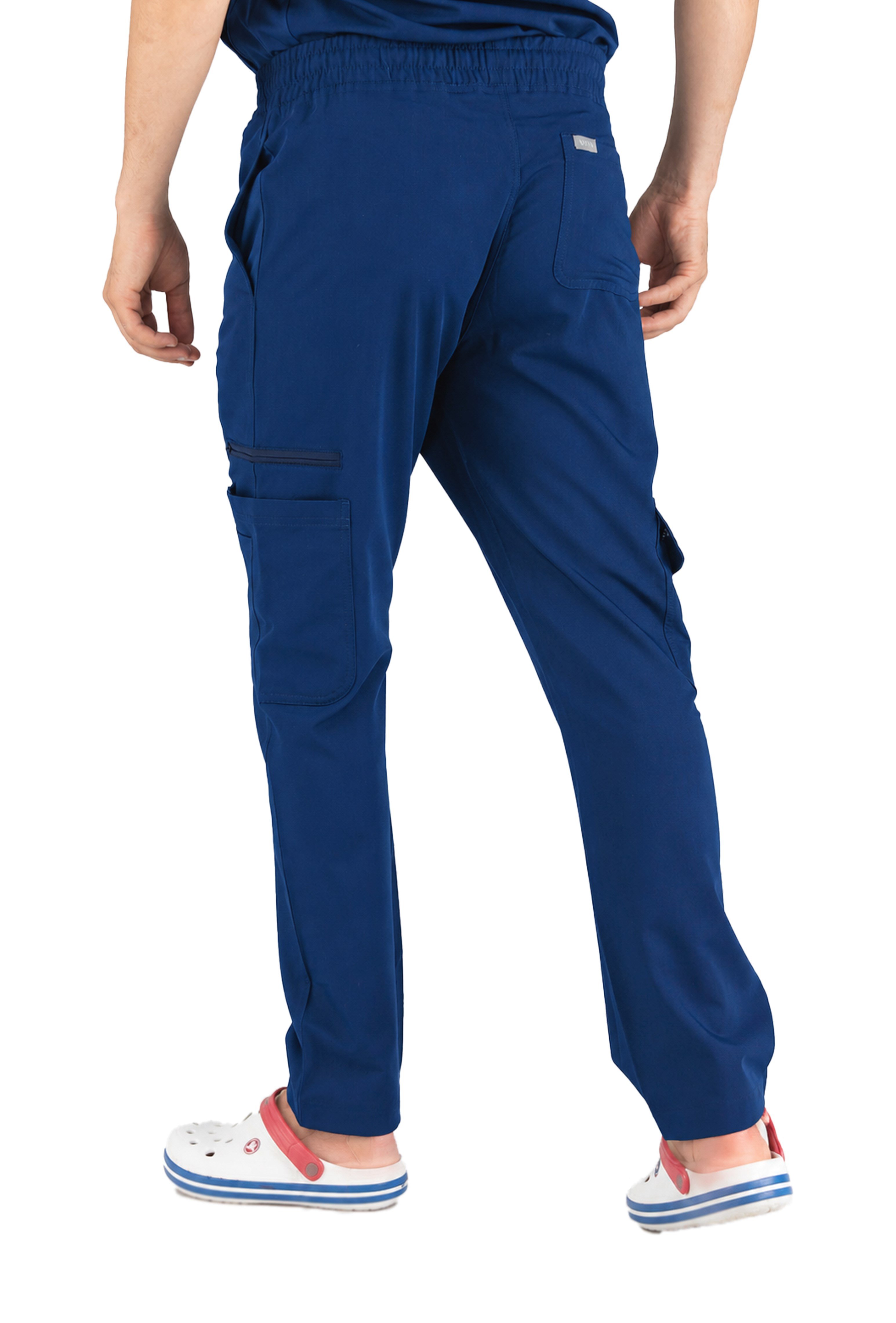 Tasca Vita Saks Mavisi Alt Erkek Scrubs Cerrahi Forma - Medikal Giyim Uniform