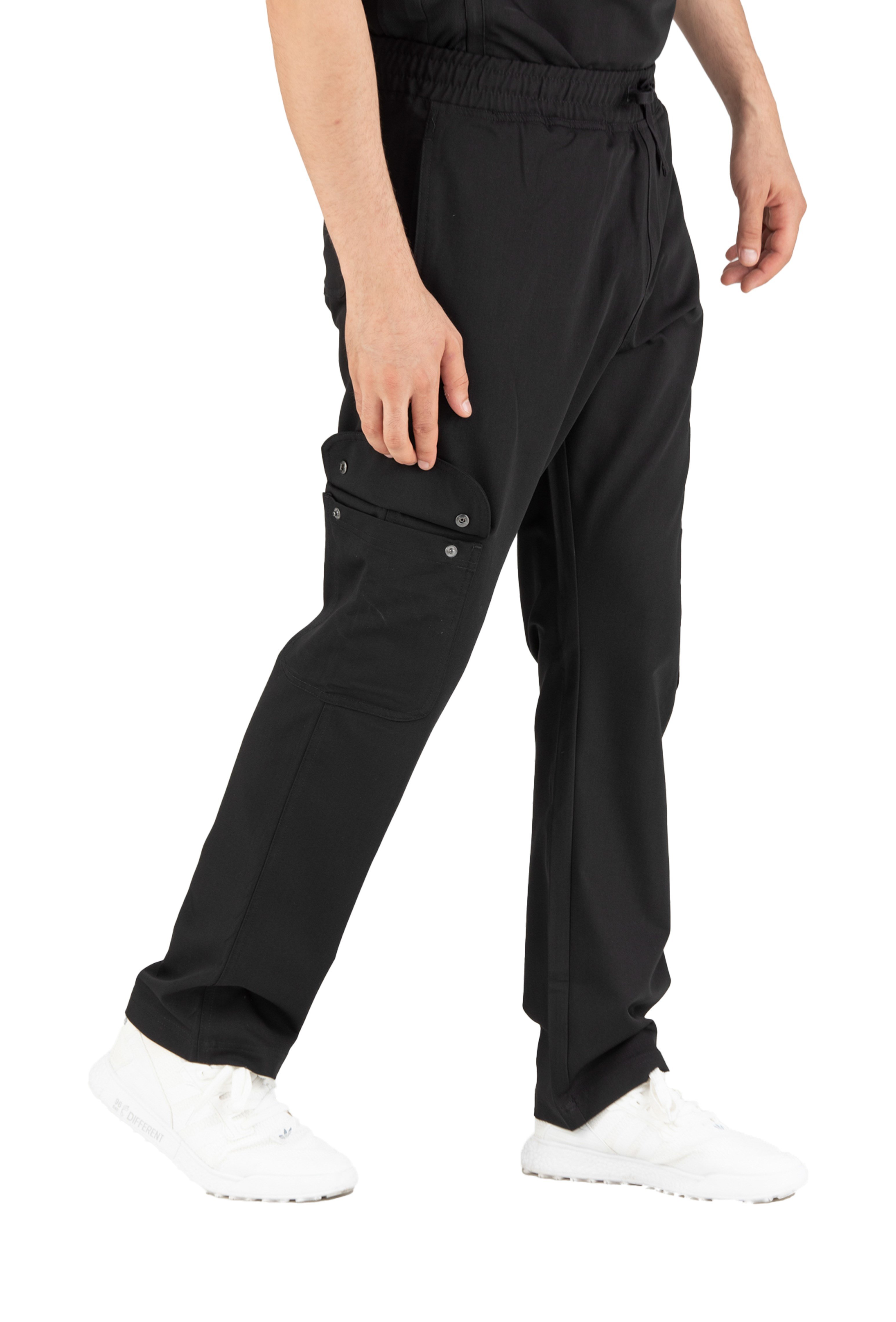 Tasca Vita Siyah Alt Erkek Scrubs Cerrahi Forma - Medikal Giyim Uniform