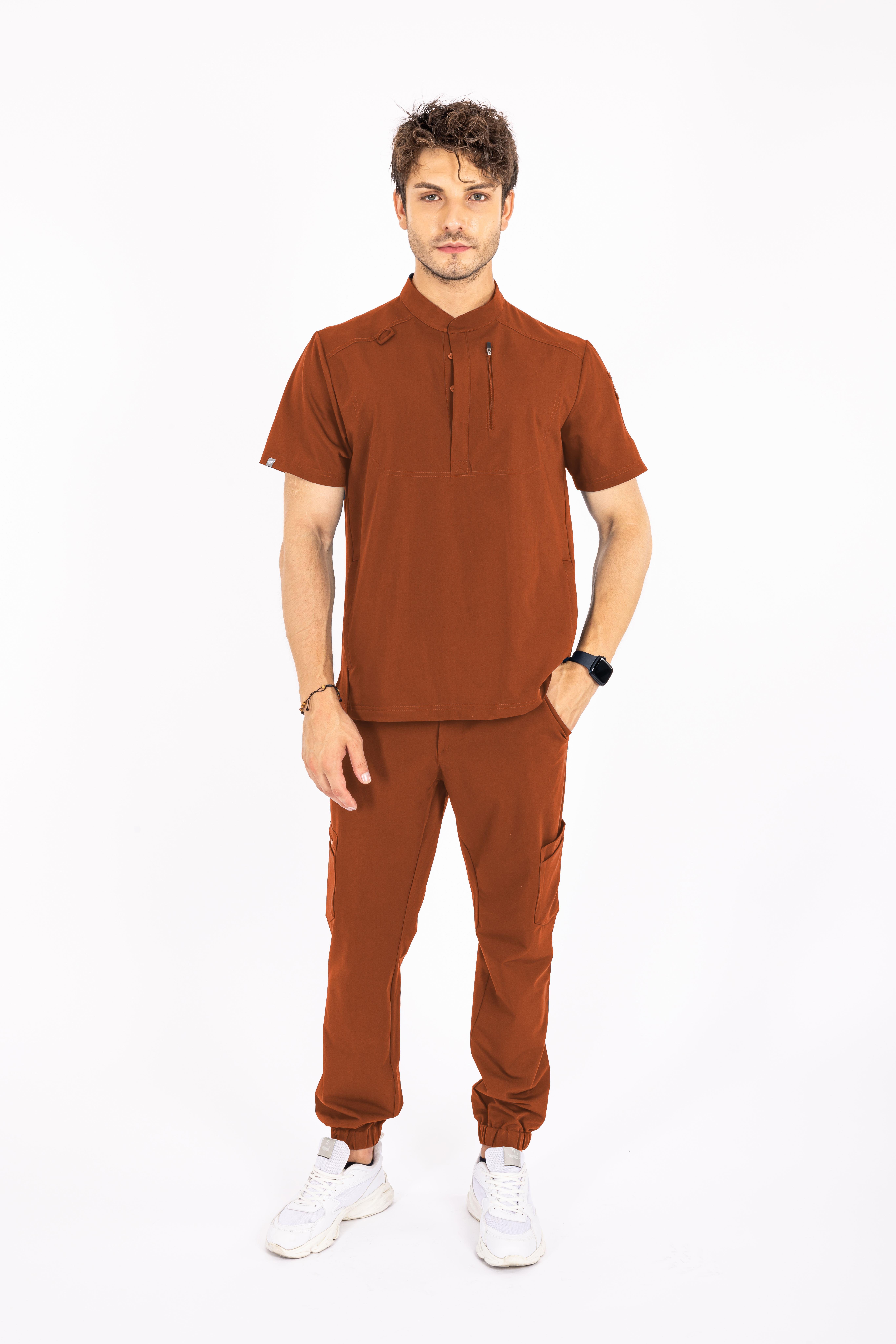 Freddo Vita Kiremit Üst Erkek Scrubs Cerrahi Forma - Medikal Giyim Uniform