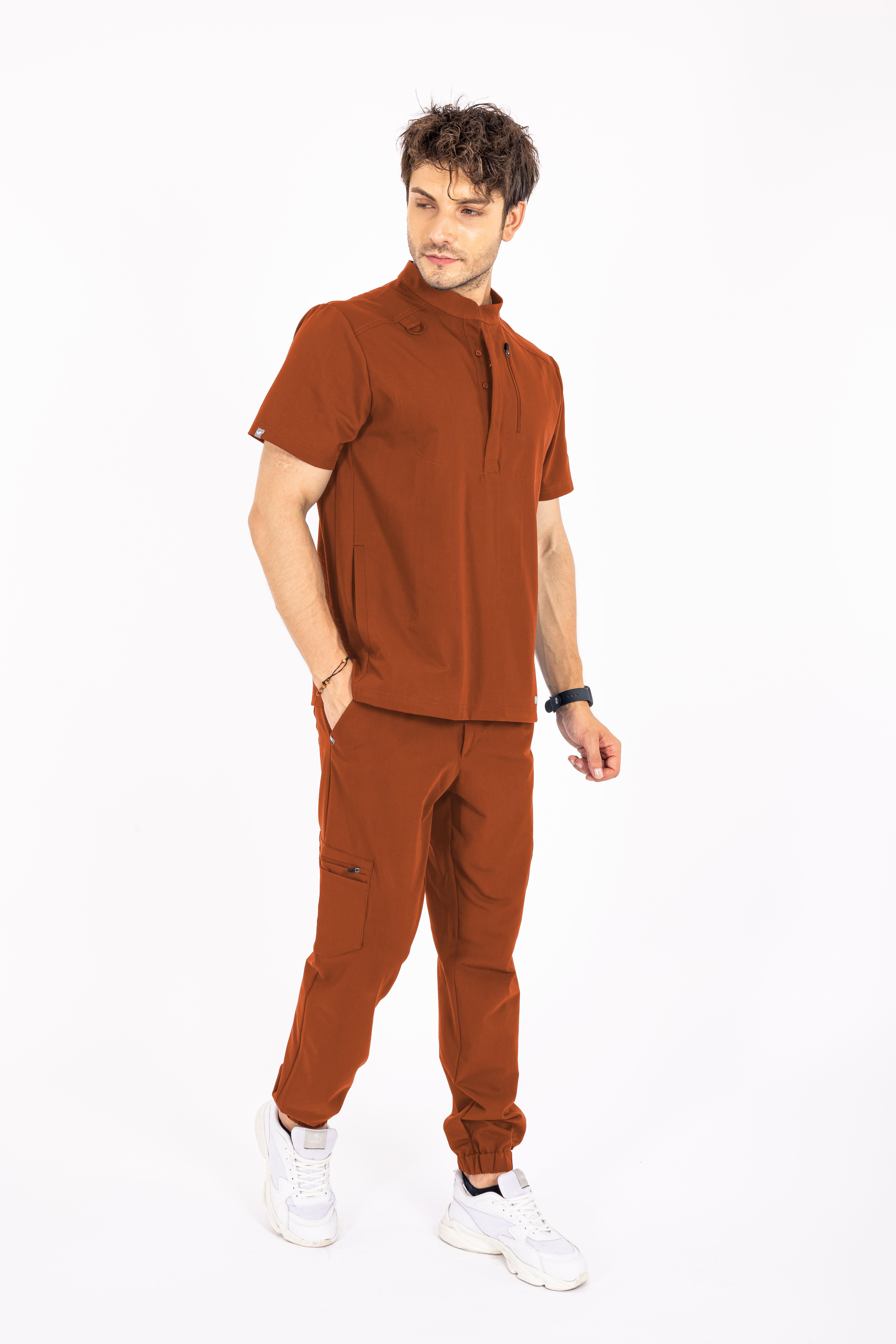 Freddo Vita Kiremit Üst Erkek Scrubs Cerrahi Forma - Medikal Giyim Uniform